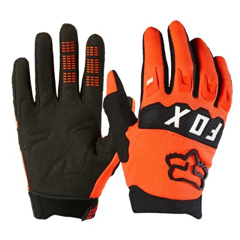 FOX Youth DirtPaw Long Finger Glove in Fluro Orange